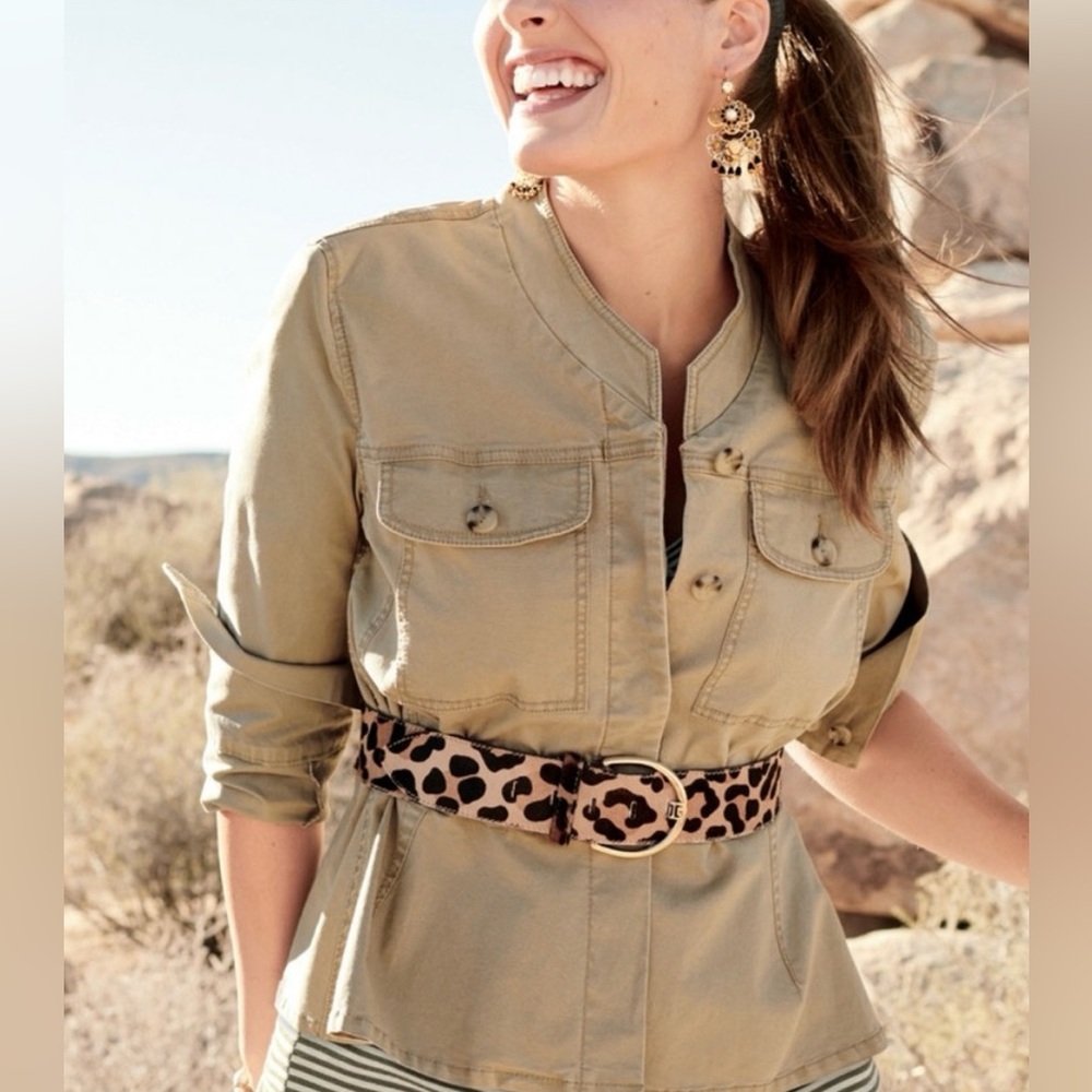 CAbi Khaki Utility Jacket